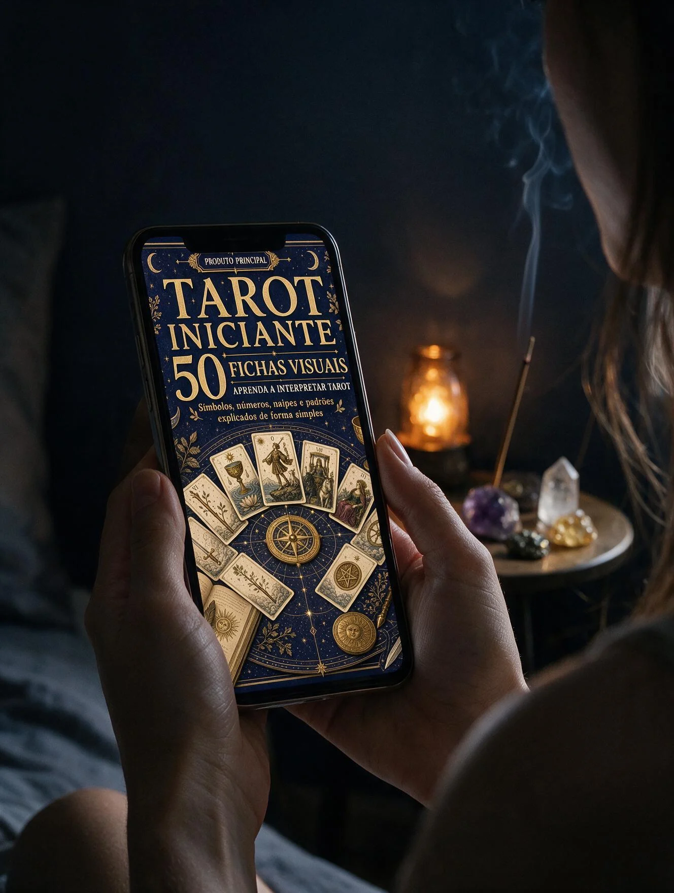 Tarot Iniciante acessado pelo celular