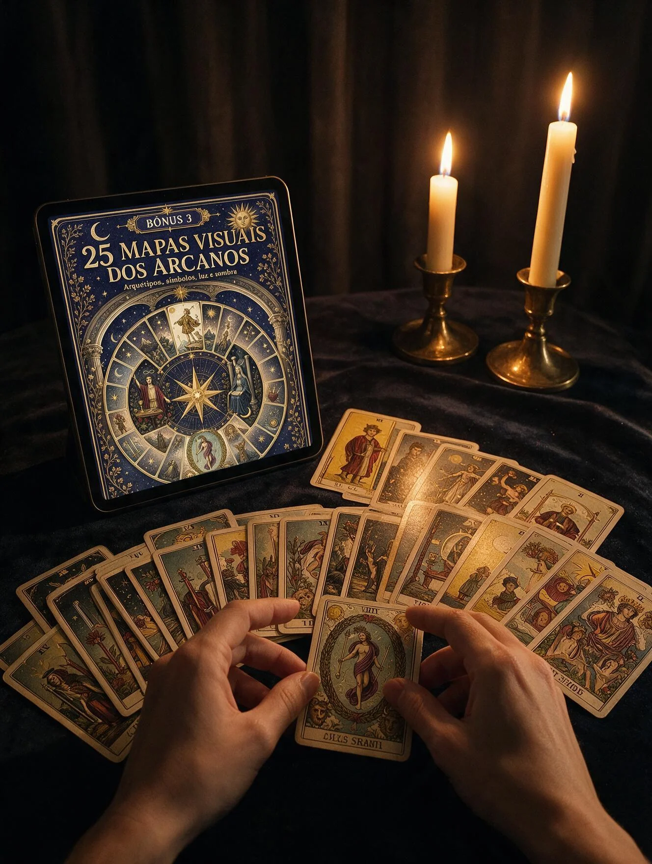 Mapas dos Arcanos usados junto às cartas